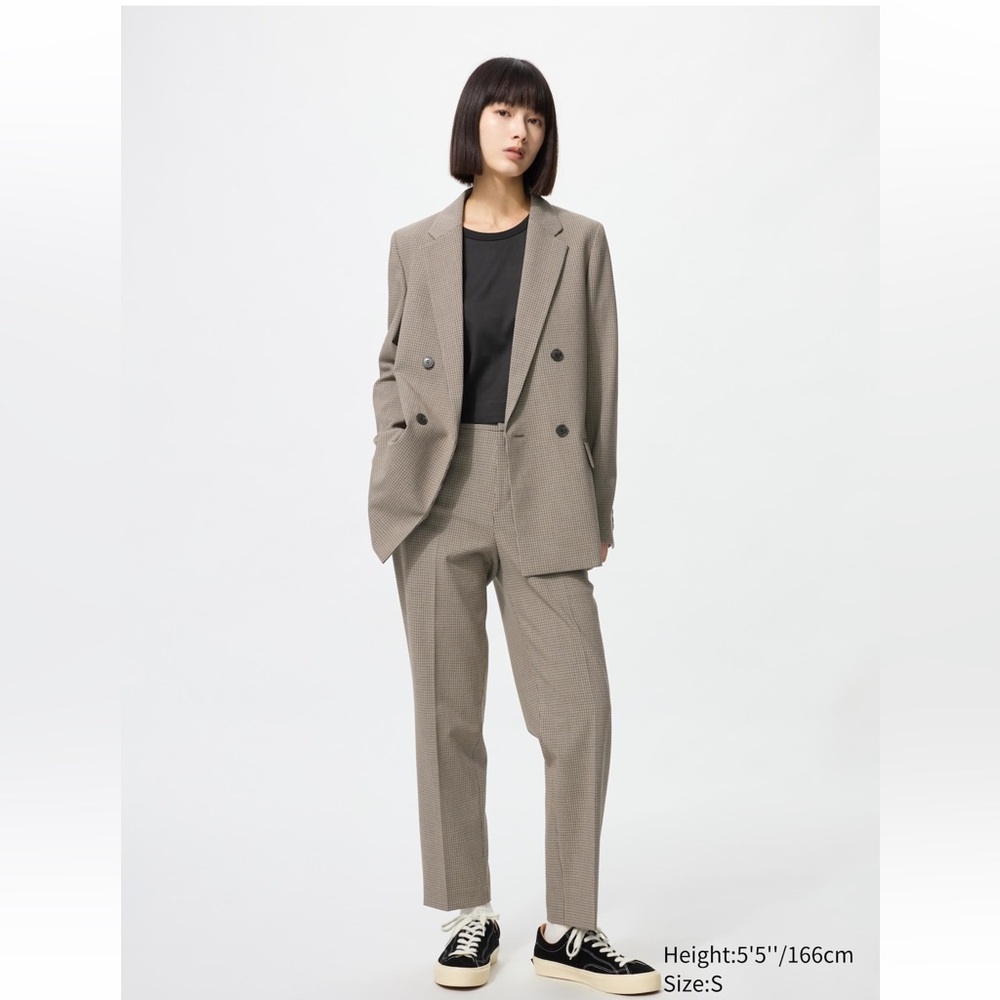 Uniqlo Smart Ankle Pants-Checked - Picture 4 of 8